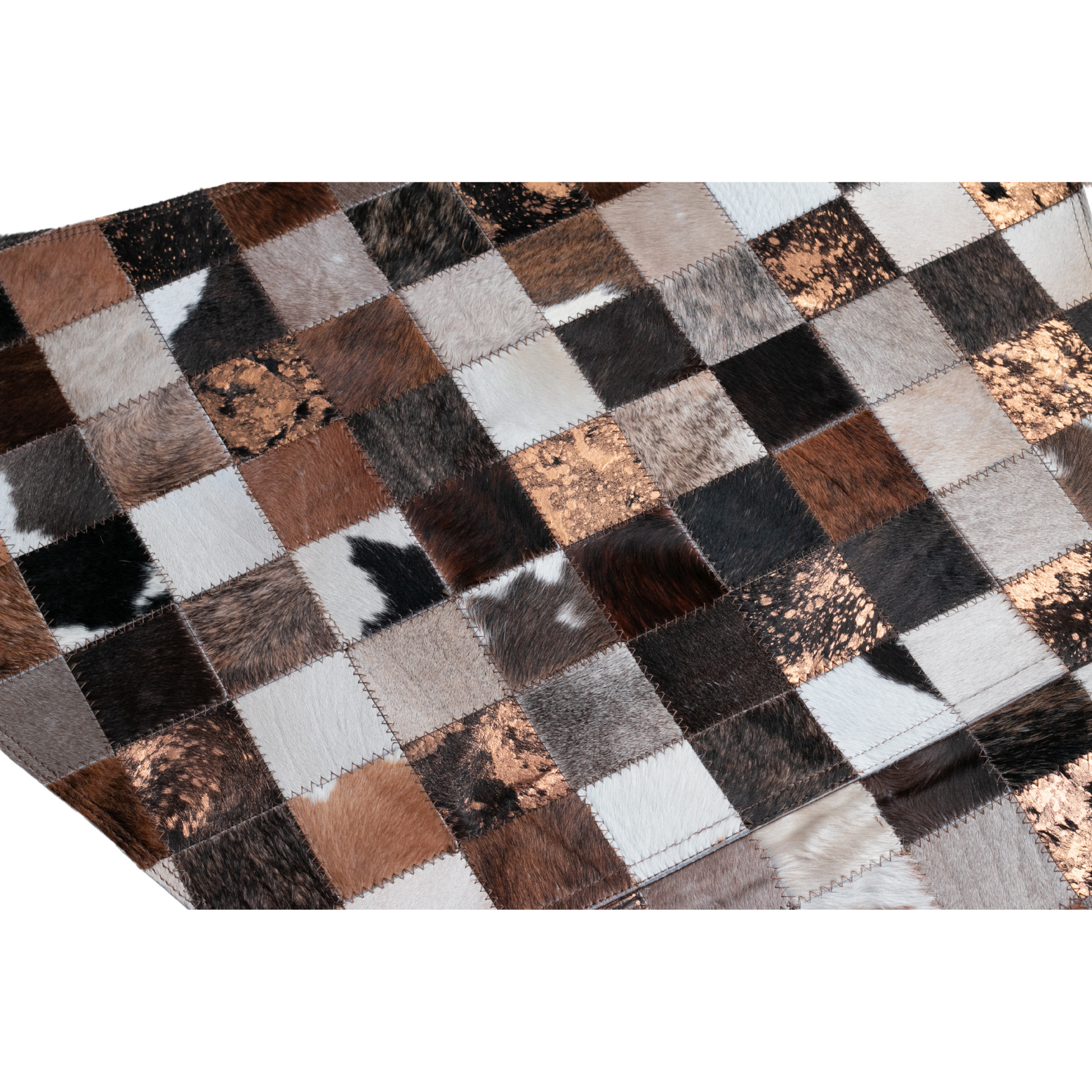 Brown checkered butterfly chair