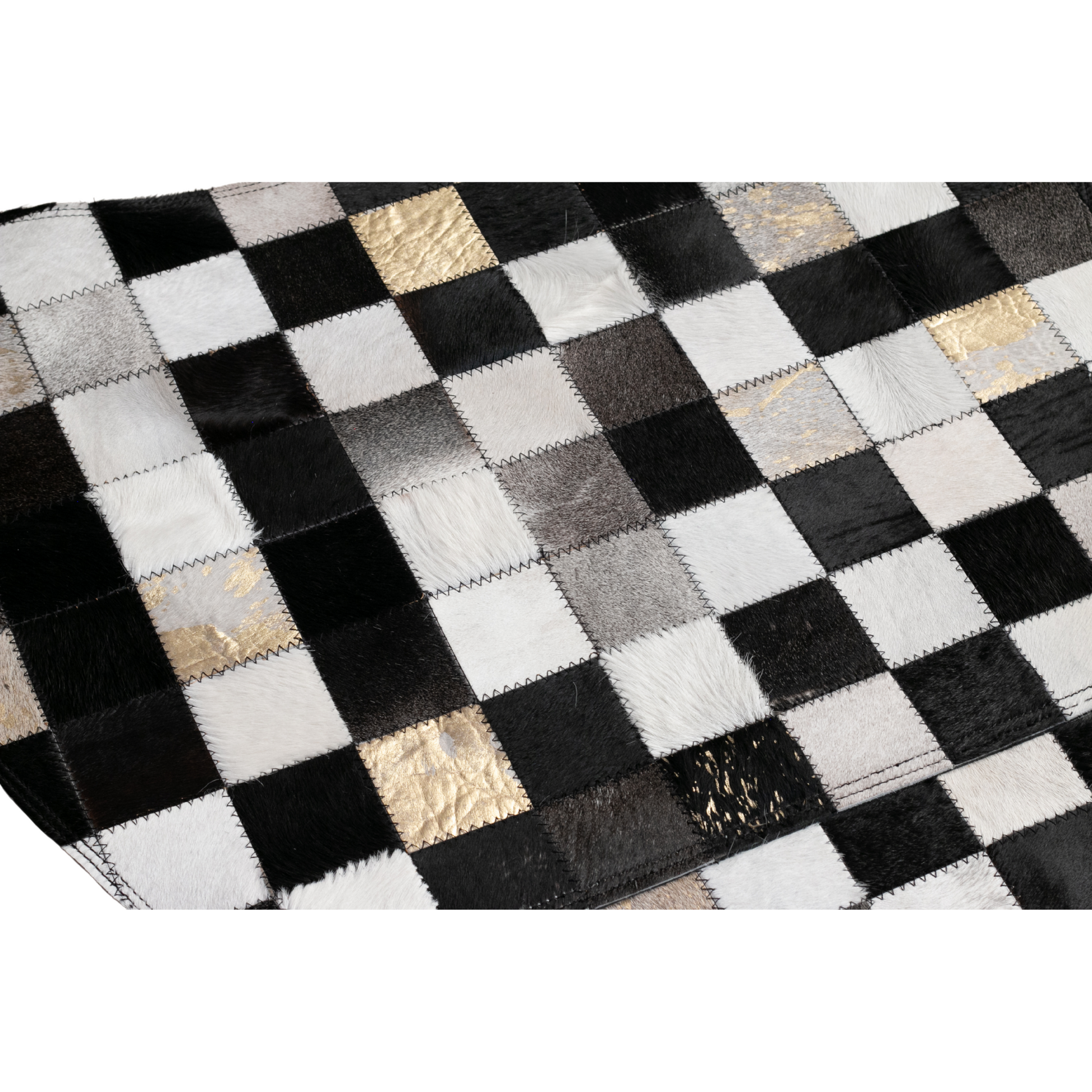 Black checked butterfly chair