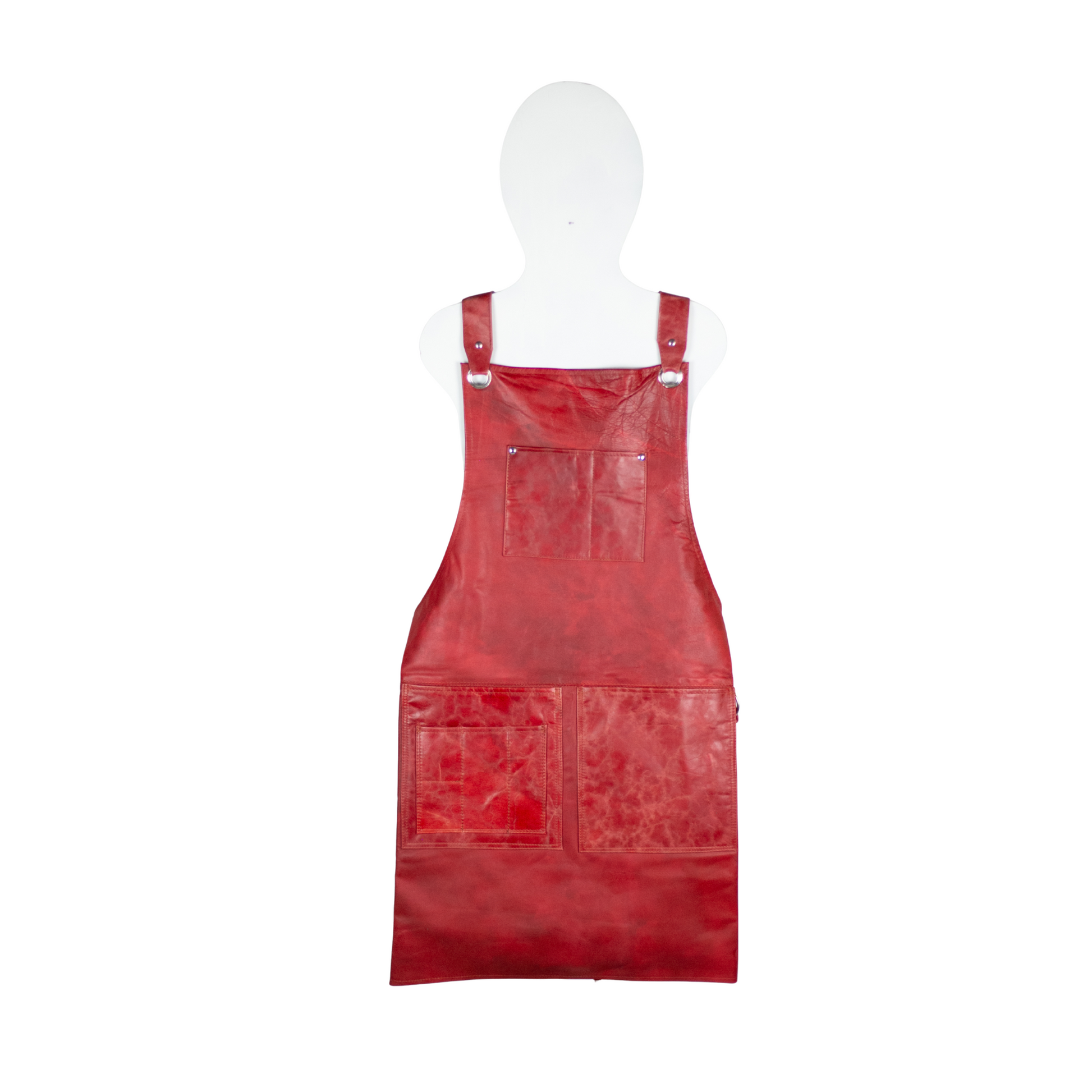 Mandil mixer rojo talla mediana