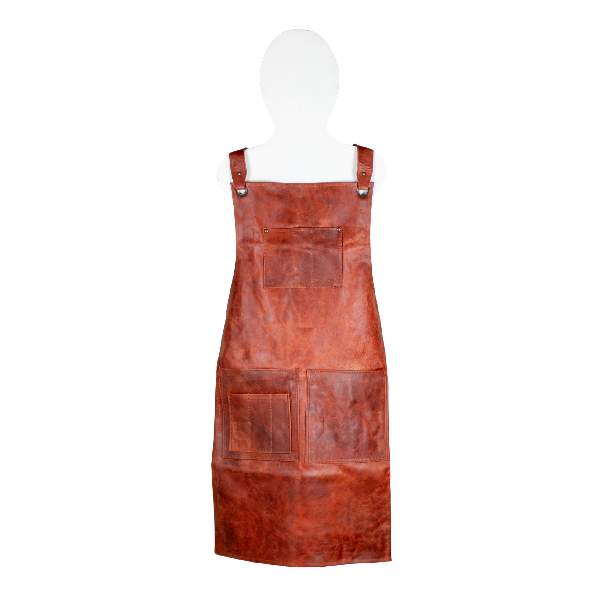 Mandil MIxer terracota talla grande