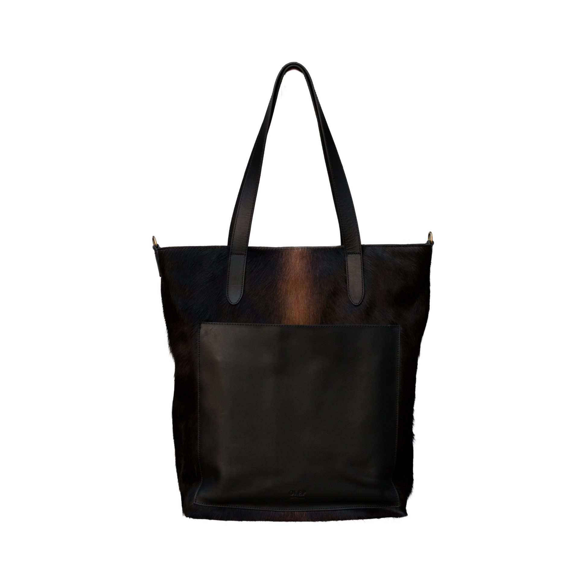 Bolsa Acuario pelo negro con franja