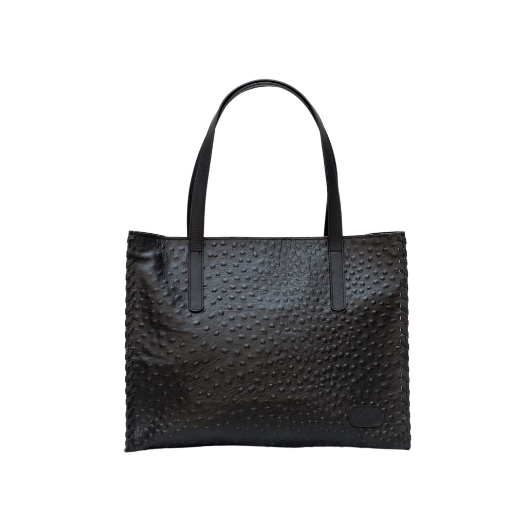 Bolsa Ara avestruz negra