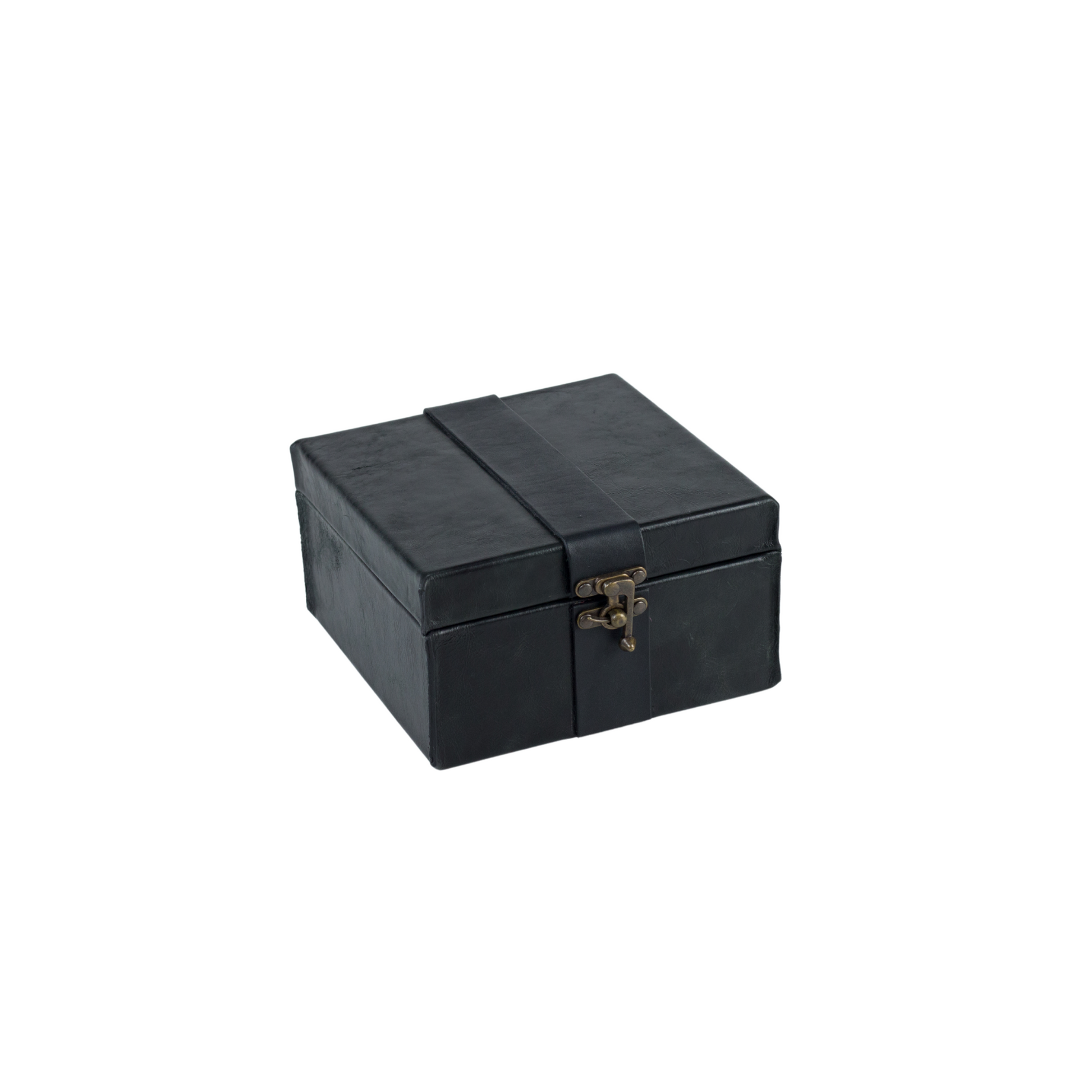 Caja cuadrada con broche