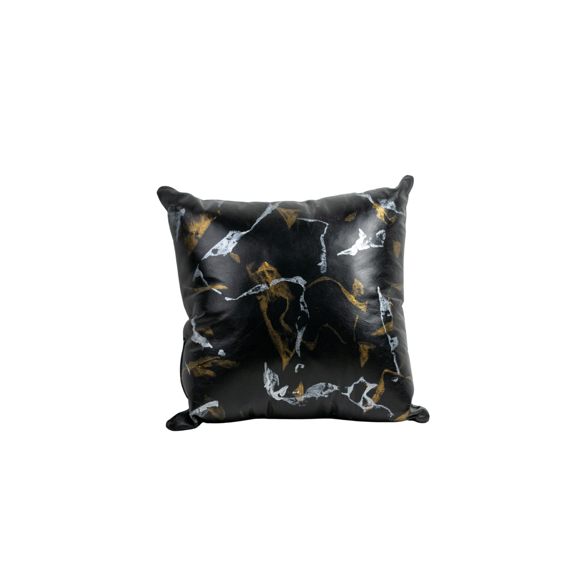 Cojín negro oro/plata