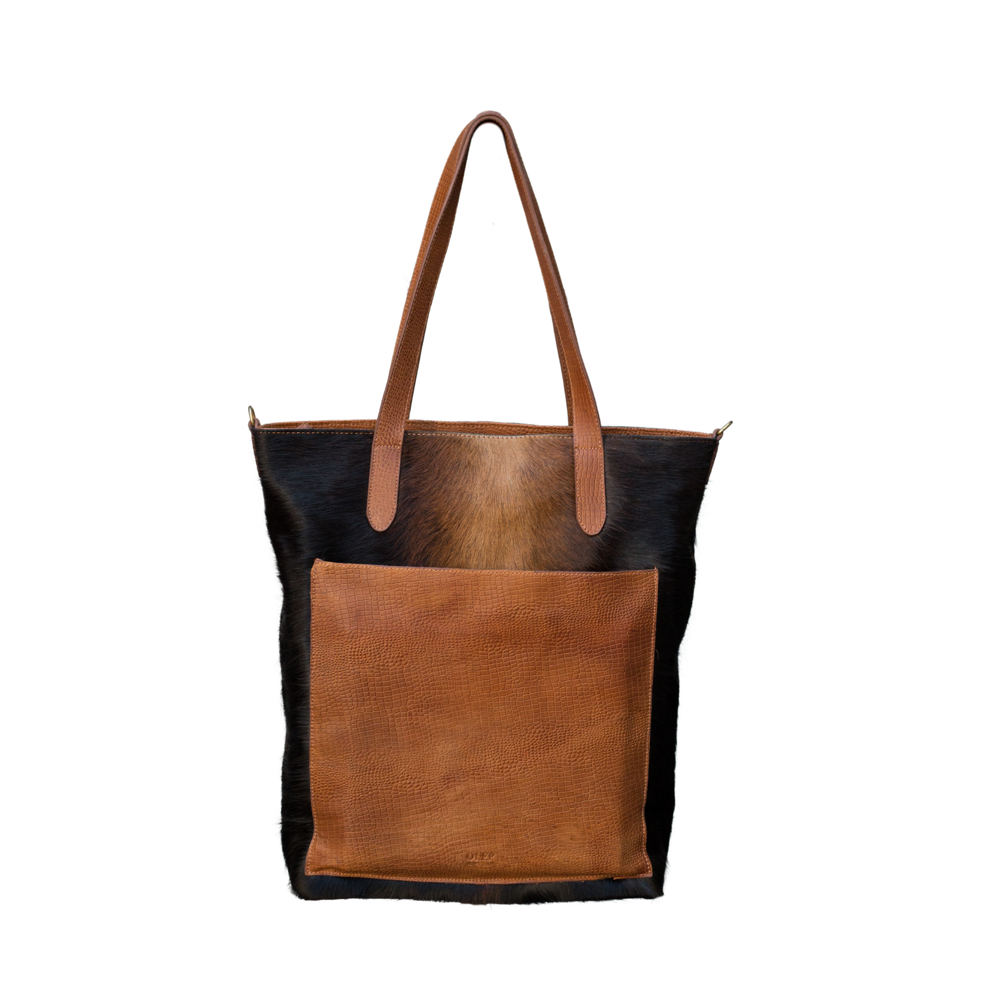 Bolsa Acuario pelo negro con franja
