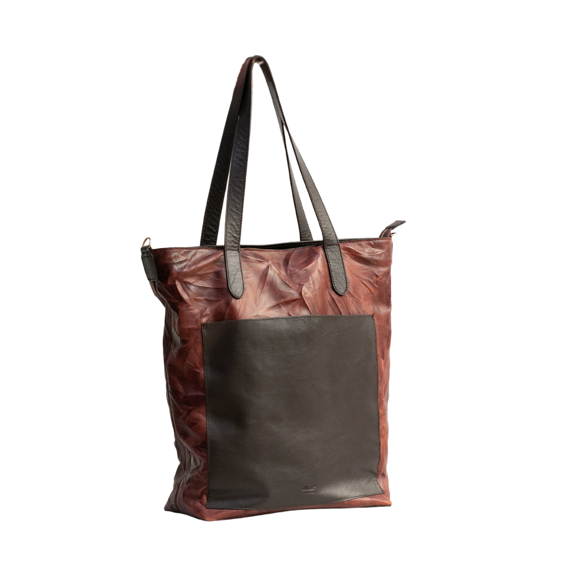 Bolsa Acuario arrugada café