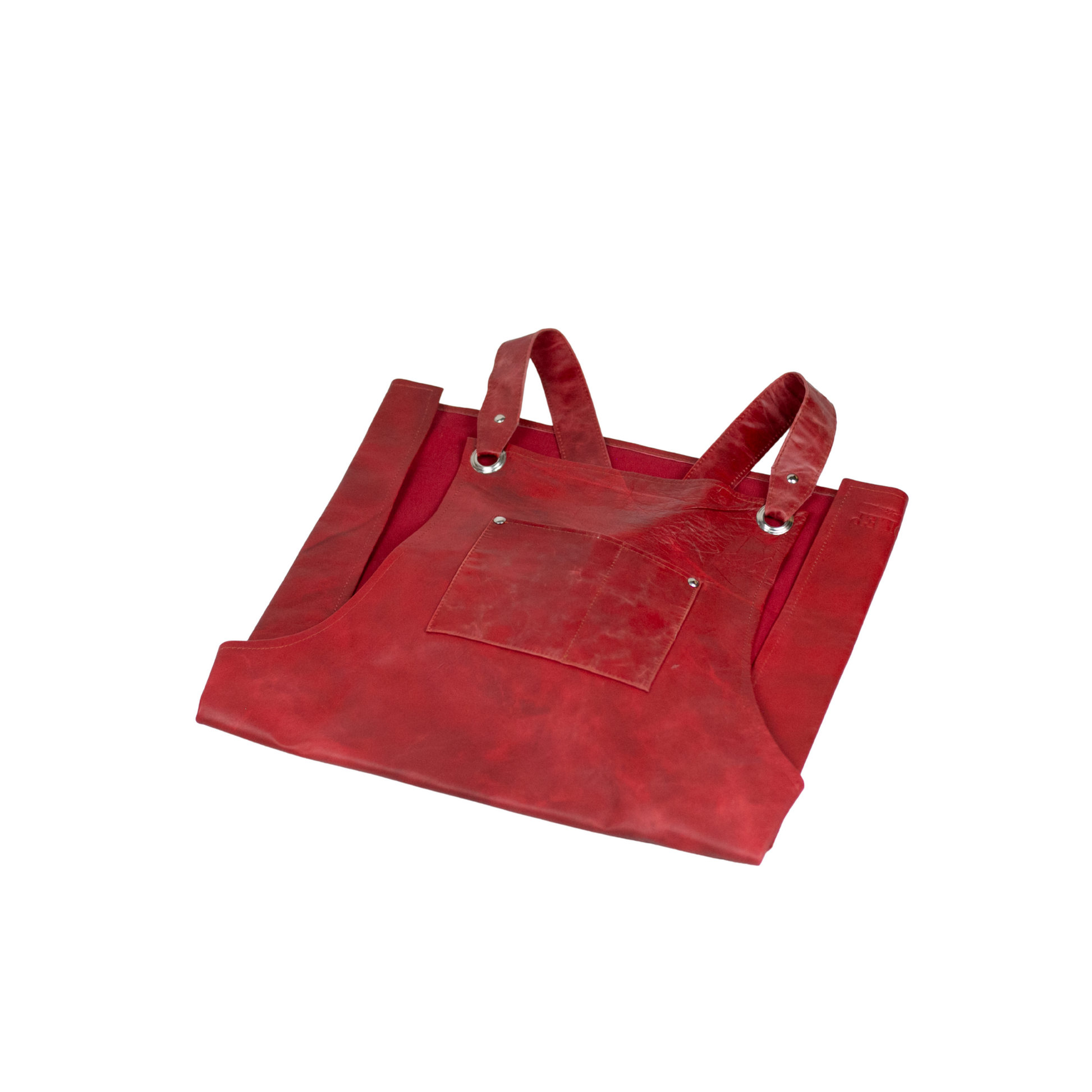 Mandil mixer rojo talla mediana