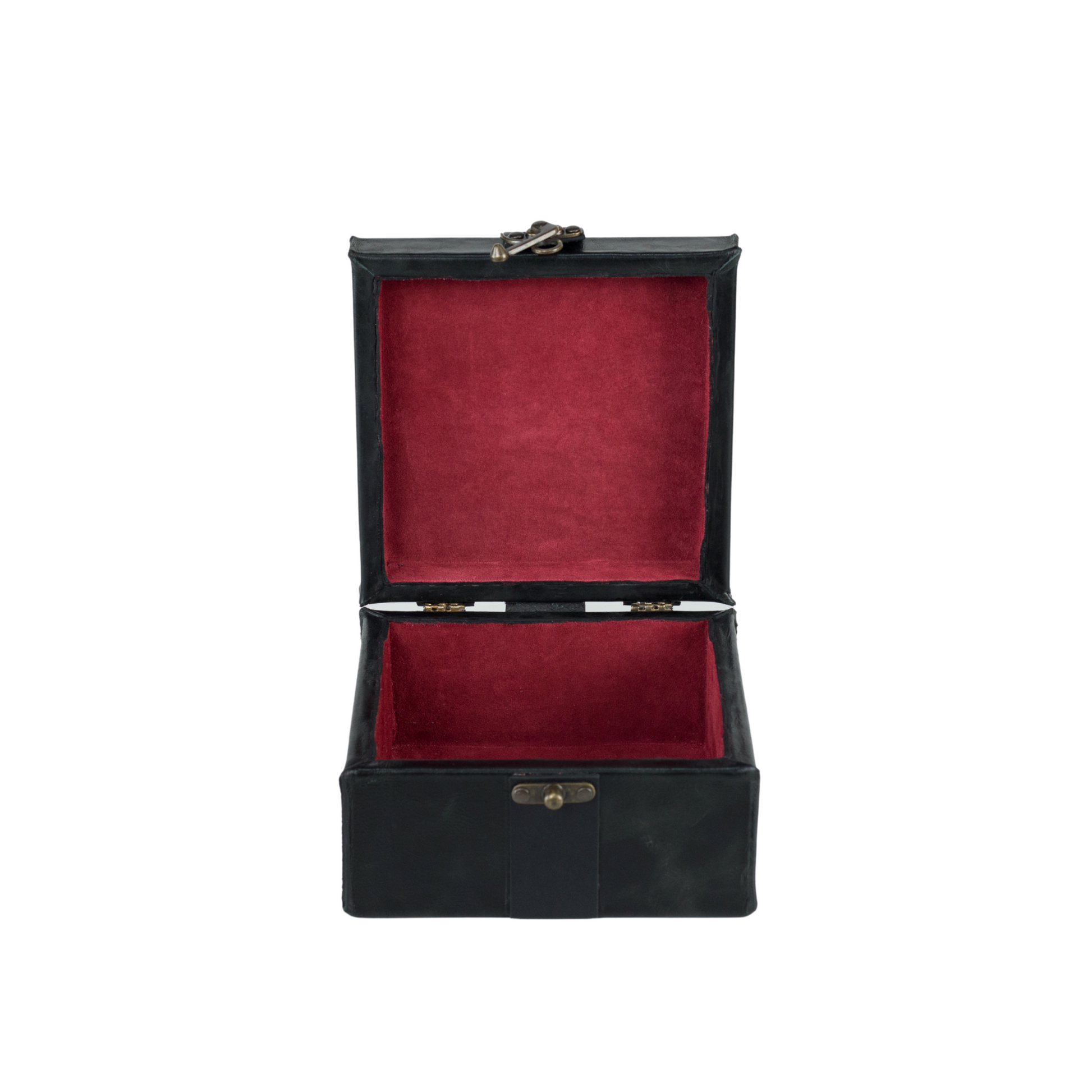 Caja cuadrada con broche