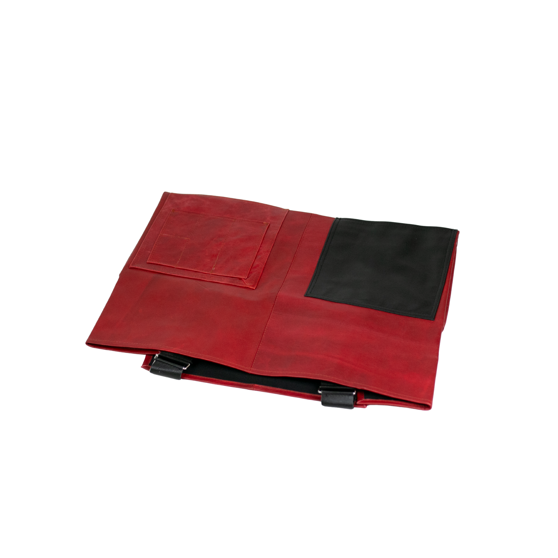 Mandil Tirano rojo y negro talla mediano