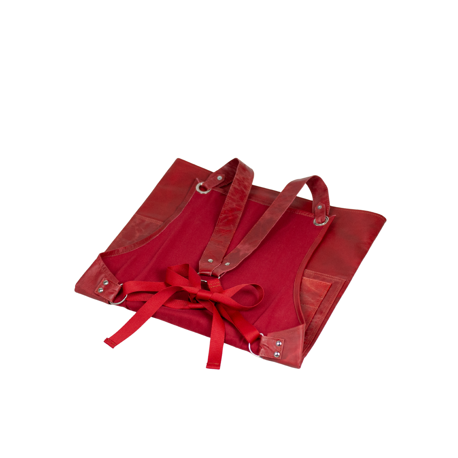 Mandil mixer rojo talla mediana
