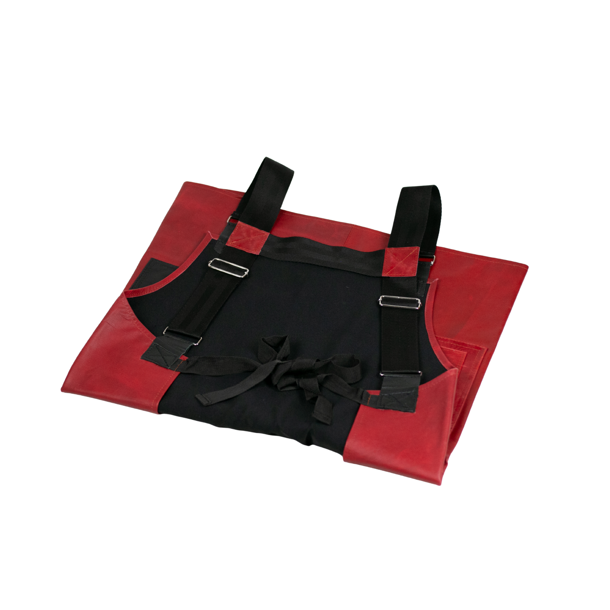 Mandil Tirano rojo y negro talla mediano